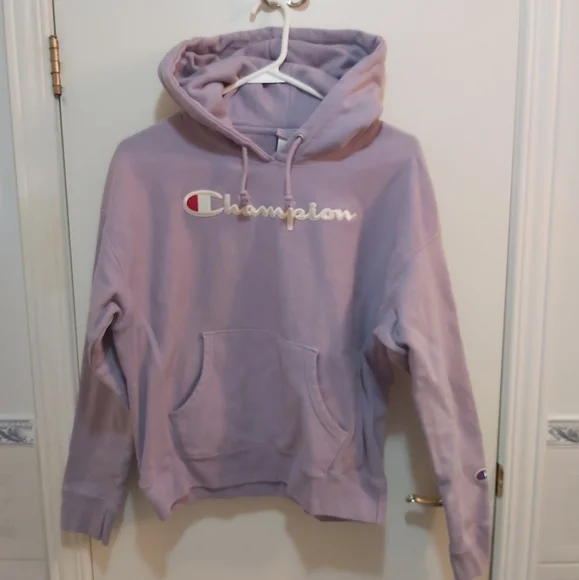 Champion light purple hoodie, size small (S) - Picture 1 of 7